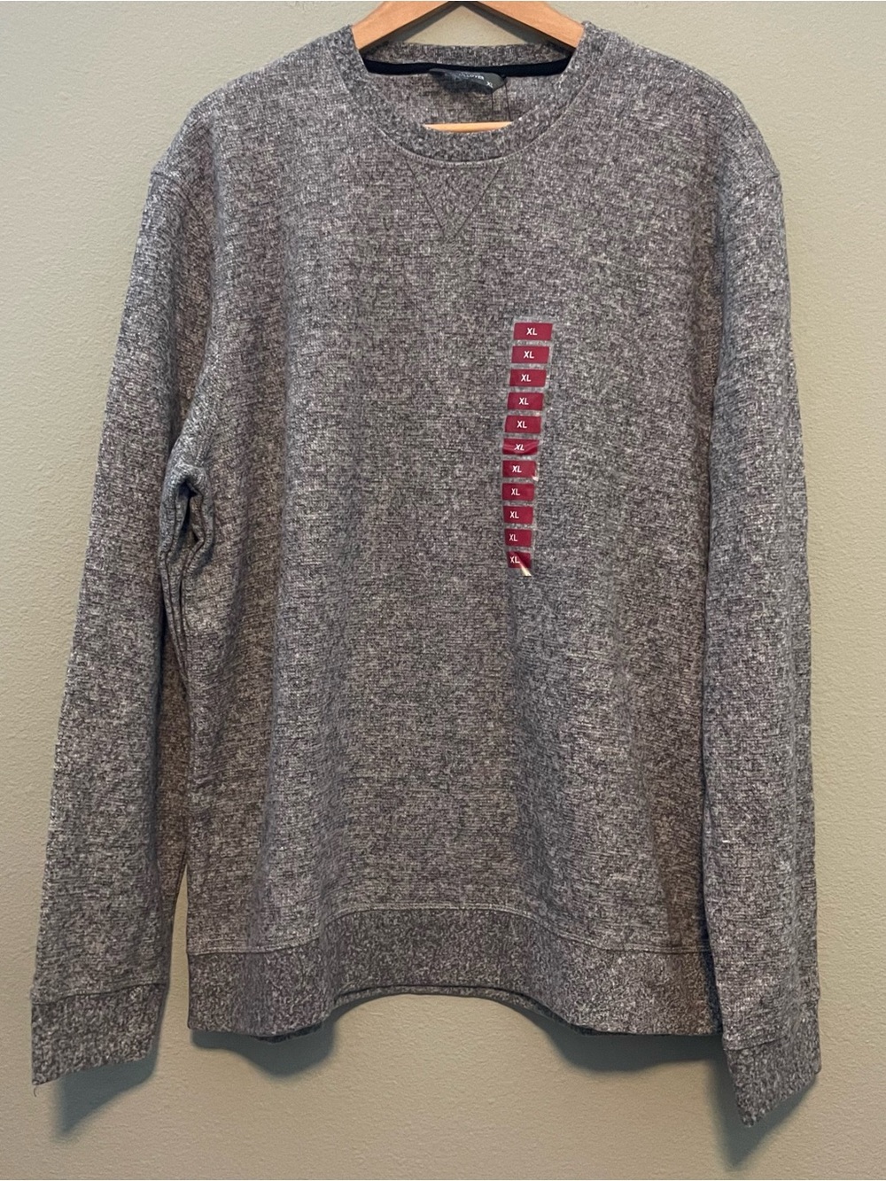 Member’s Mark Heather Grey Heath Crewneck Pullover - XL